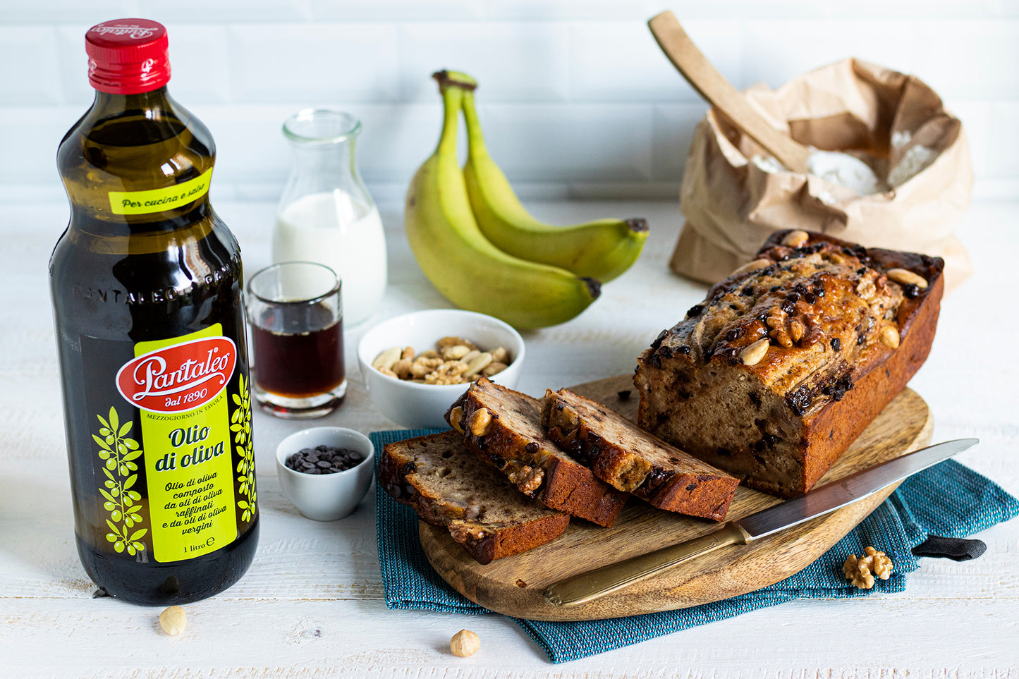 Olio di oliva Pantaleo - Banana Loaf all’olio senza zucchero