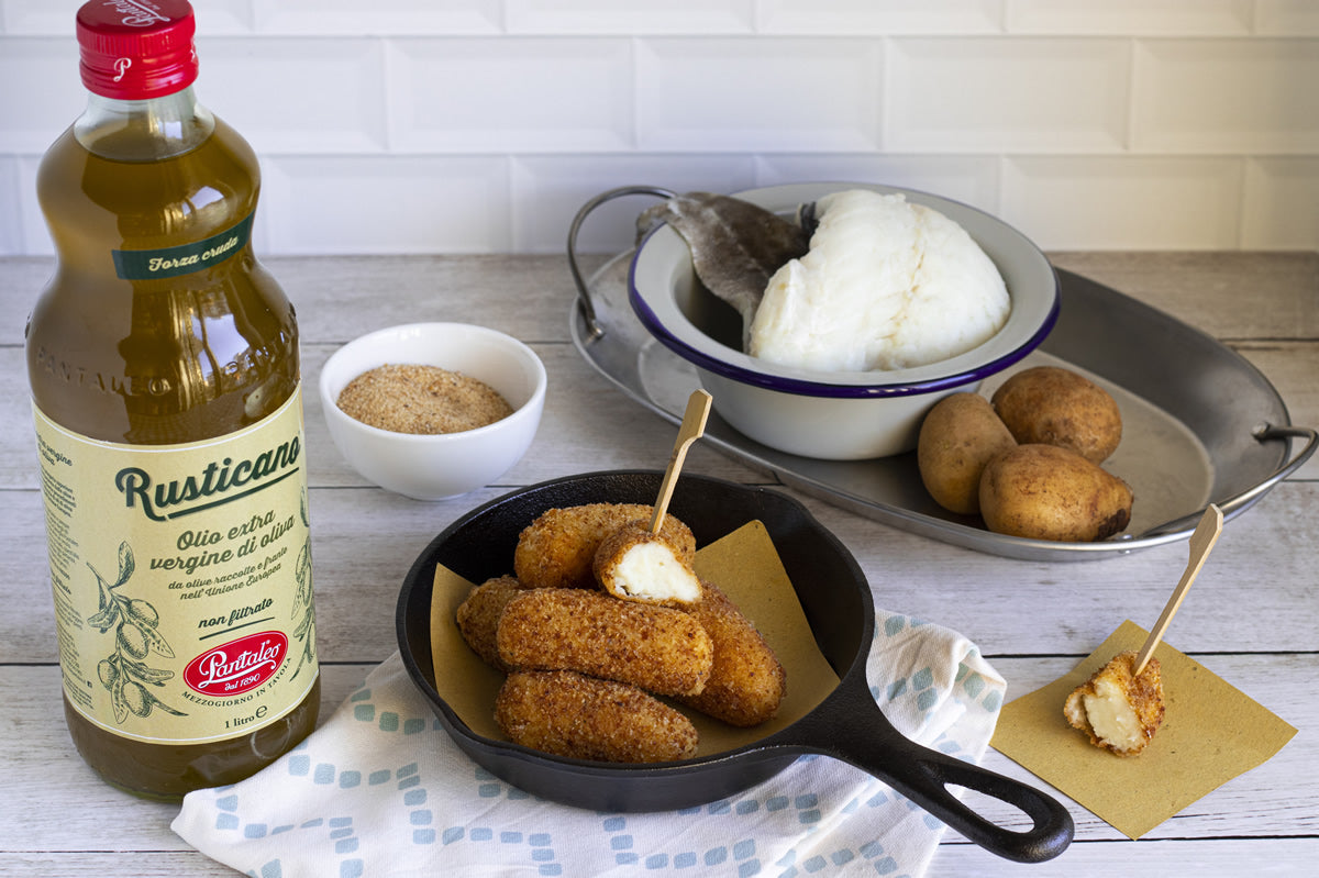Olio Pantaleo - Crocchette di patate e baccalà
