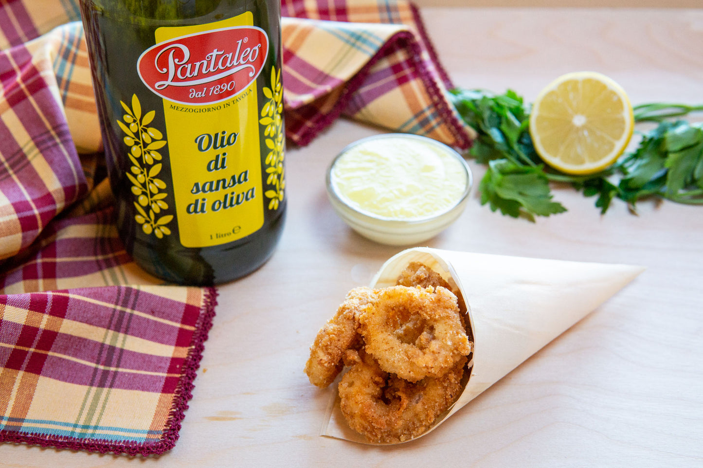 Olio Pantaleo - Panatura gustosa e croccante al forno