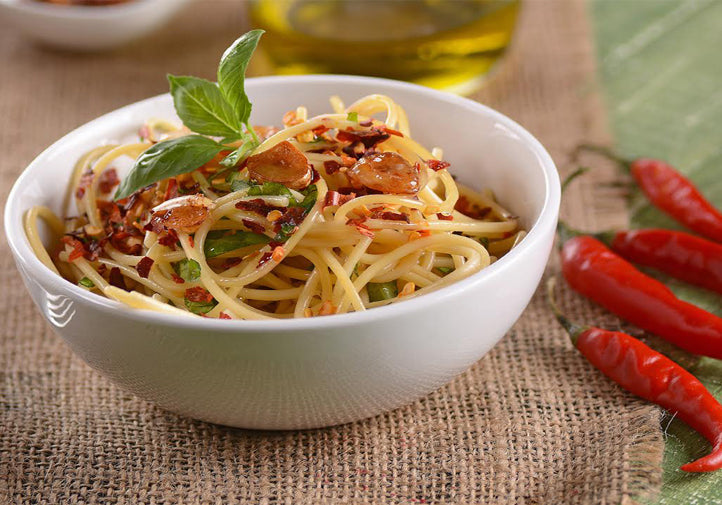 Olio Pantaleo - Spaghetti aglio olio e peperoncino
