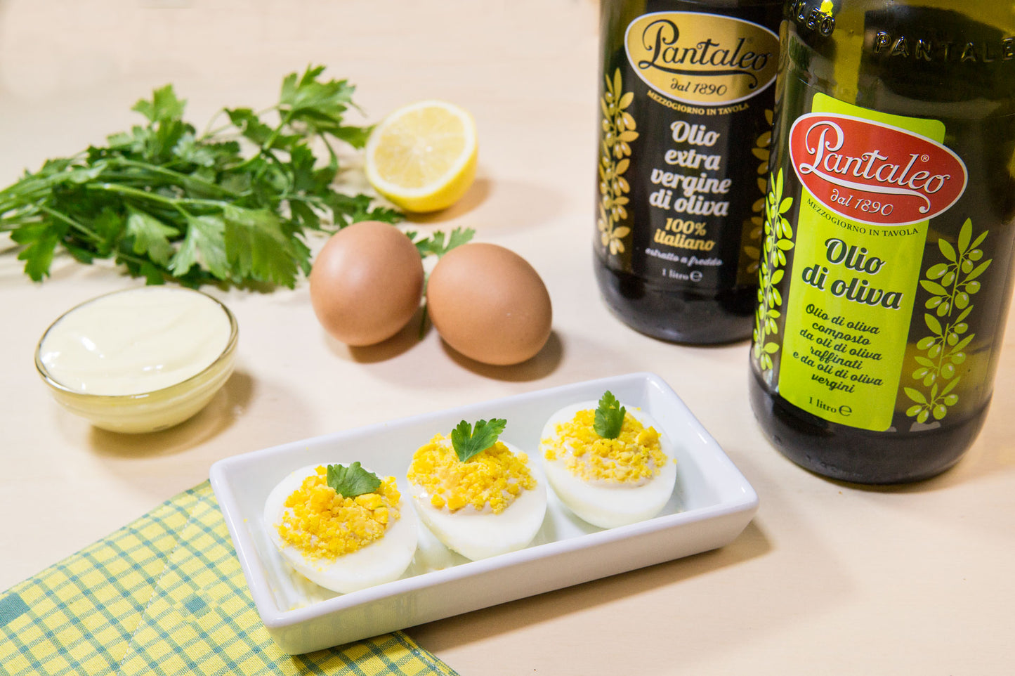 Olio Pantaleo - Uova con salsa tonnata all’olio d’oliva