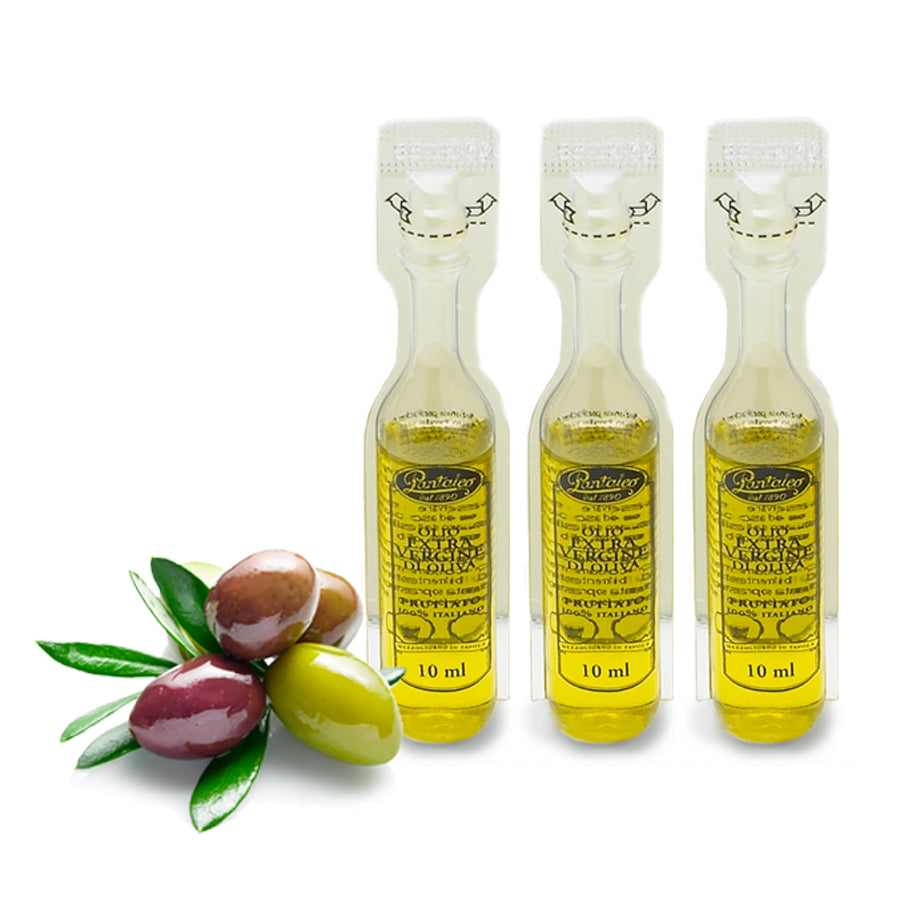 
                  
                    Olio extra vergine di Oliva 100% Italiano, monodosi da 10 ml
                  
                