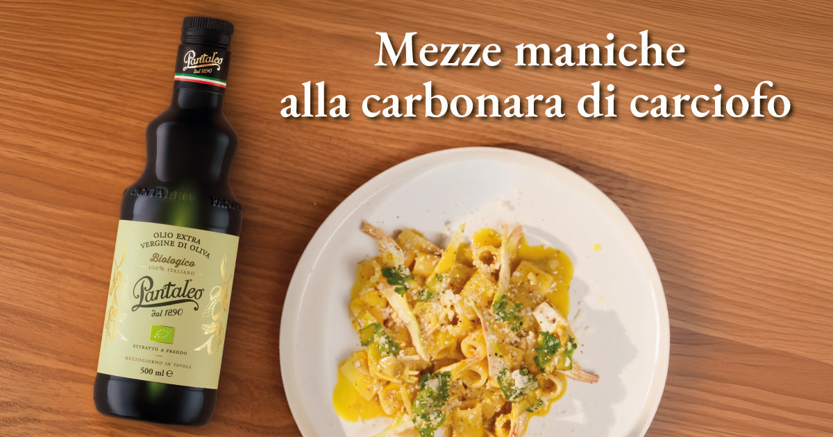 Mezza manica “carbonara di carciofo”