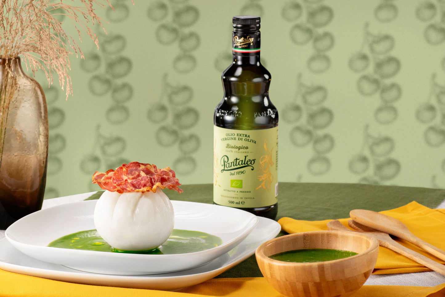 Olio extra vergine di oliva Biologico 100% italiano - Finta burrata di seppia