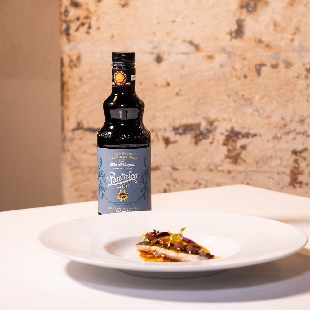 Cefalo in olio cottura, scalogno e limone caramellato