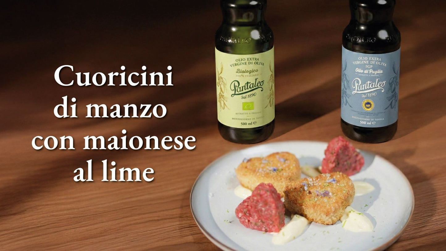 Cuoricini di manzo con maionese al lime