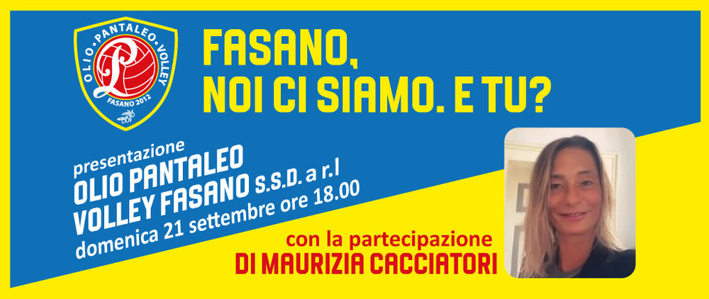 Olio Pantaleo Volley Fasano si presenta alla città