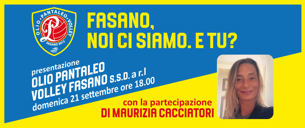 Olio Pantaleo Volley Fasano si presenta alla città