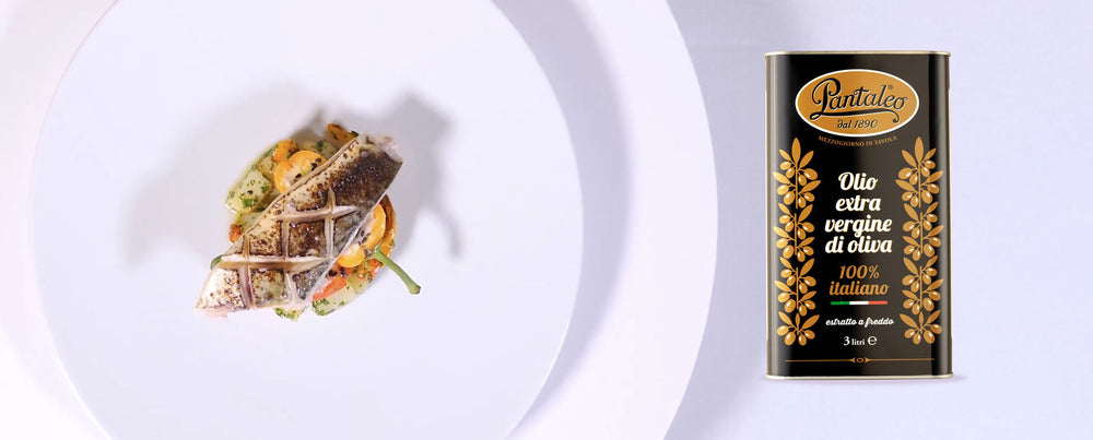 Sgombro, insalatina di patate e friggitelli