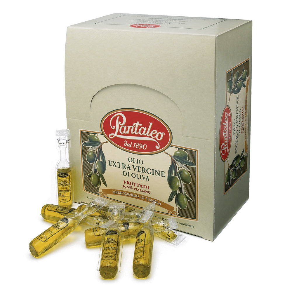 Olio extra vergine di Oliva 100% Italiano, monodosi da 10 ml