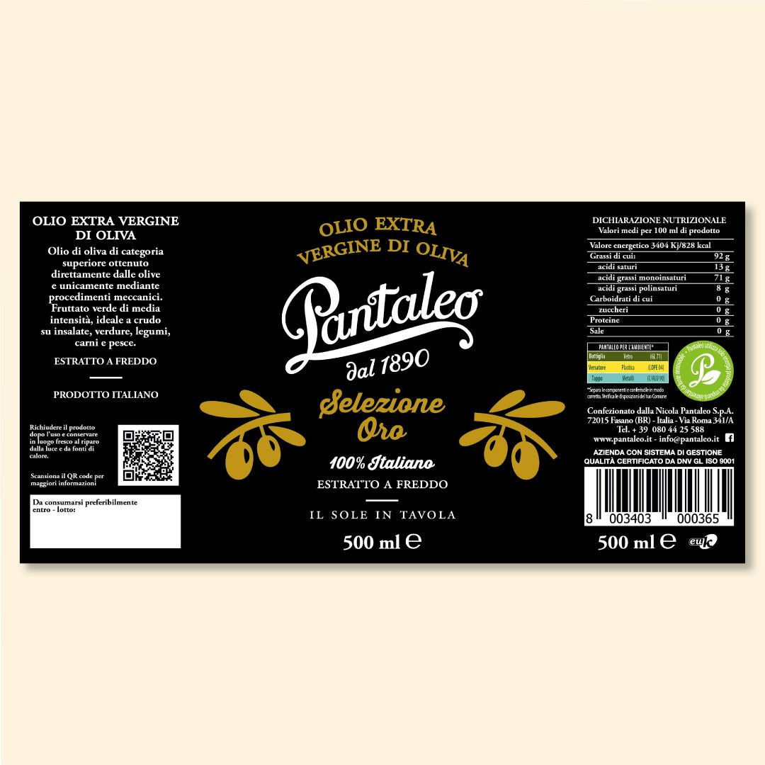 
                  
                    Olio extra vergine di Oliva Selezione Oro
                  
                