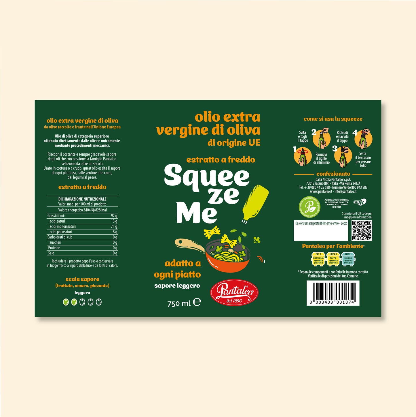 
                  
                    Olio Extra Vergine di Oliva Squeeze Me 750 ml
                  
                