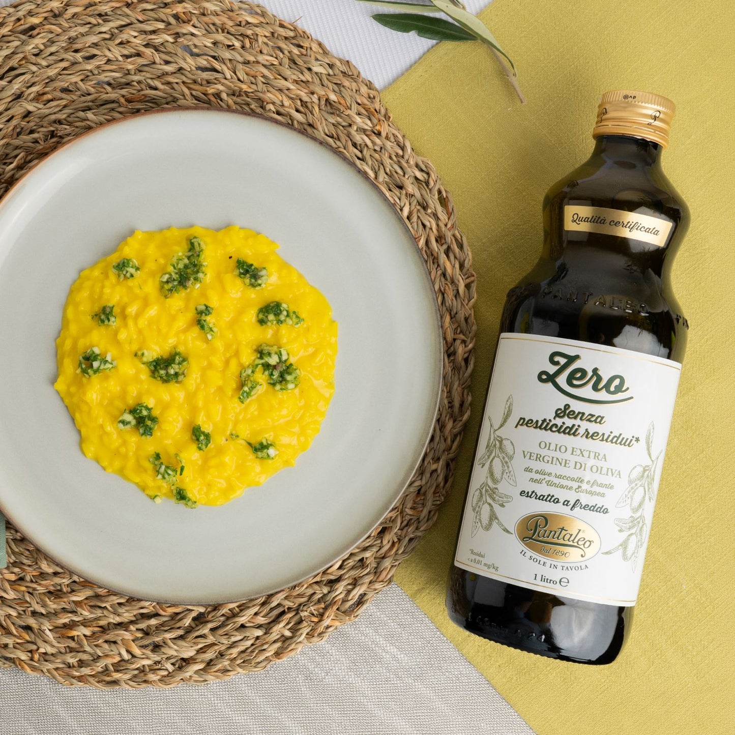 
                  
                    Extra Virgin Olive Oil “Zero – No Residual Pesticides”
                  
                